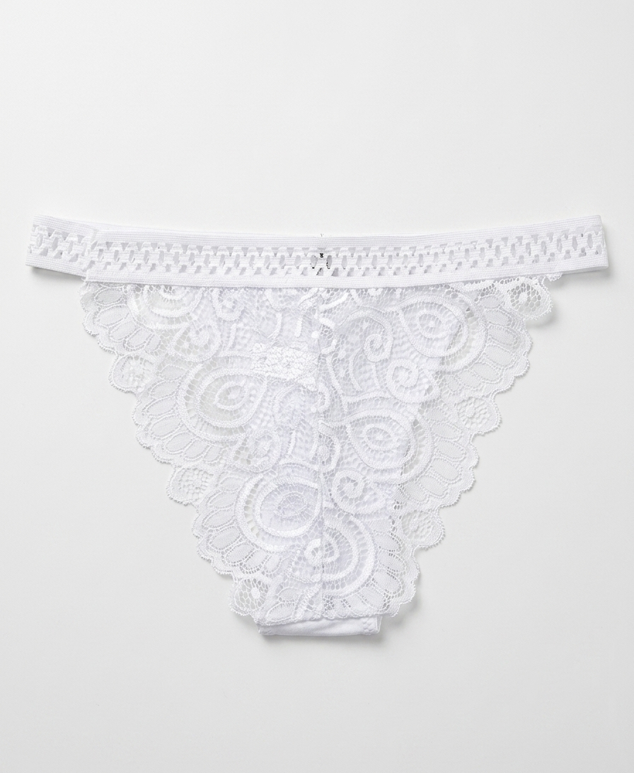 Lattice & Lace Coquette Panty Set trio