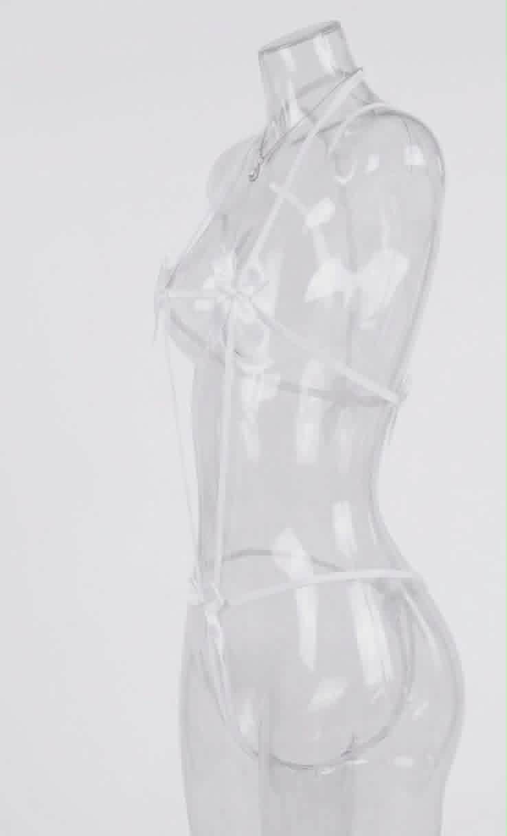 TRIPLE TEMPTATION MICRO SLING G-STRING LINGERIE SET