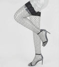 TEMPTATION THIGH-HIGH FISHNET STOCKINGS